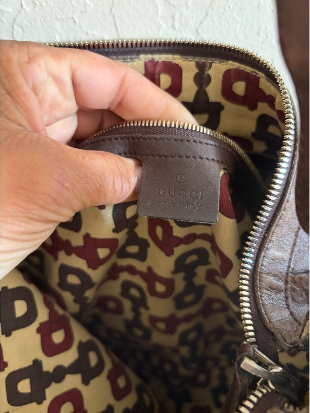 🔥 SALE TODAY 🔥 Gucci guccissima leather studded Pelham hobo - Picture 8 of 9